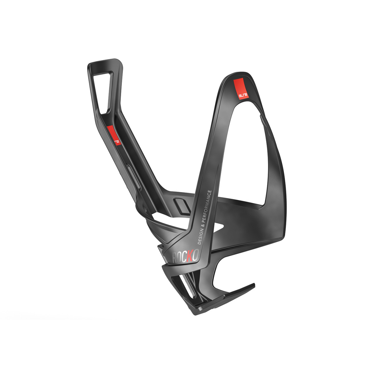 Elite Rocko Carbon Bottle Cage Black Red Velonova